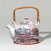 Porcelain Tea Pot - Brown Winter Academy