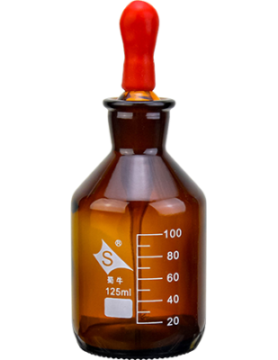 Glass Tincture Dispenser Amber 4.2 oz (125 ml)