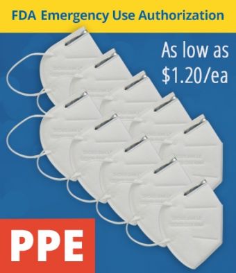 KN95 Respirator/Mask PPE FDA Emergency Use Authorization EUA-10 pack