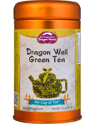 Green Tea Organic Dragon Well in Tin Can 1.3 oz