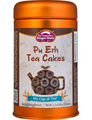 Pu Erh Tea Cakes - Stackable Tin Can