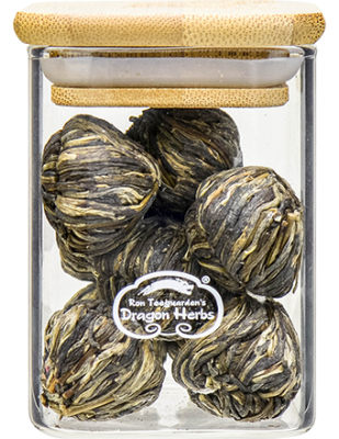 Sunrise Blossom Tea in glass jar