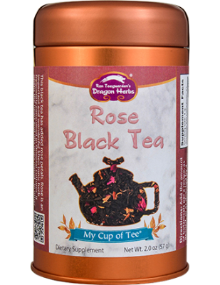 Rose Black Tea - Stackable Tin Can