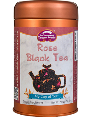 Black Tea Rose in Tin Can 2 oz.