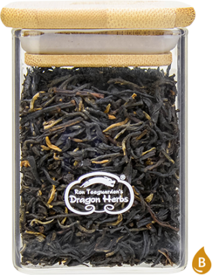 Black Tea, Lychee in glass jar
