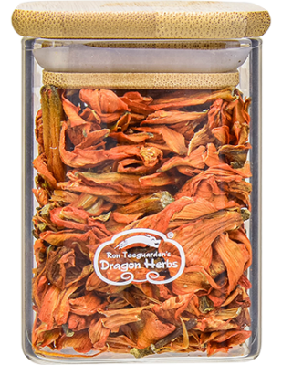 Lily Flower in glass jar