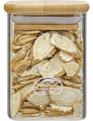 American Ginseng in glass jar