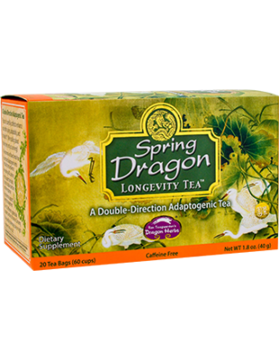 Spring Dragon Longevity Tea, 20 Tea Bags, 60 Servings