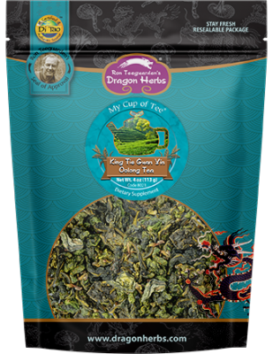 Organic King Tie Guan Yin (Oolong) in Teal Pouch 4 oz