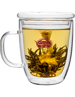 Insulated Double walled Big Fat Tea Coffee Mug Cup with Lid 15 oz.