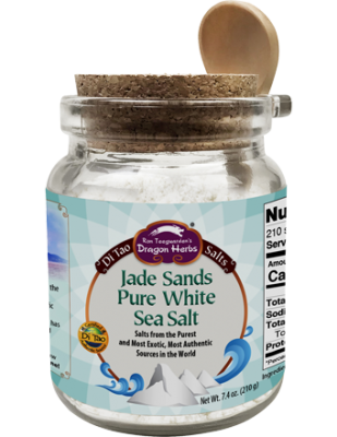 Jade Sands Pure White Sea Salt, 8.6 oz (245 g)