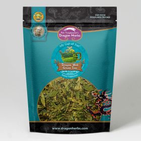 Green Tea, Organic Dragon Well in Teal Pouch 2.2 oz.