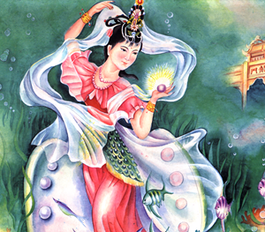 The Pearl Goddess, Goddess of Beauty from the Sea