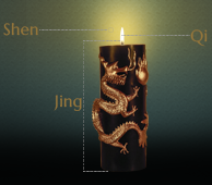Jing, Qi, Shen Candle