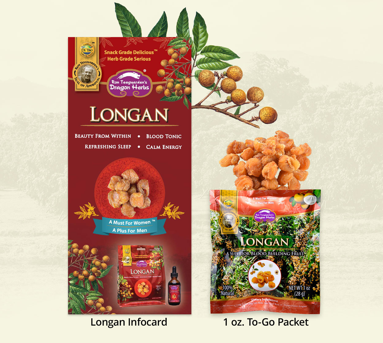 Longan 1 oz. with Infocard