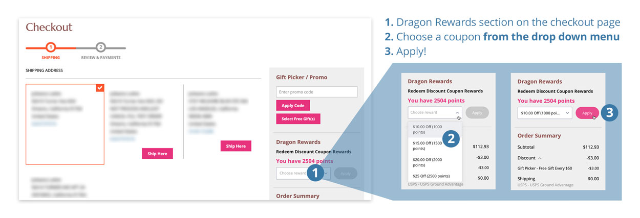 Coupon on Checkout Page