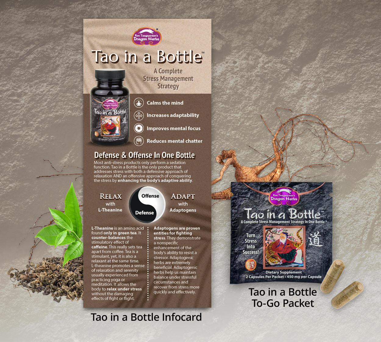 Tao in a Bottle Sample with Infocard